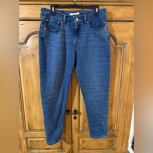 Women's Blue Levi's Stretch Denim Jeans- 30
